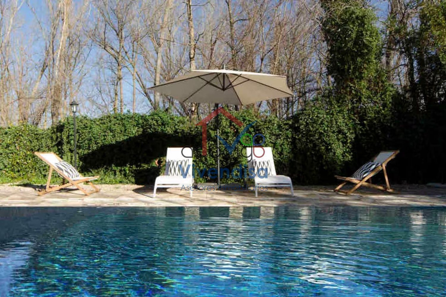 Piscina de Casa o chalet en venta en Heras de Ayuso con Jardín privado, Terraza y Piscina