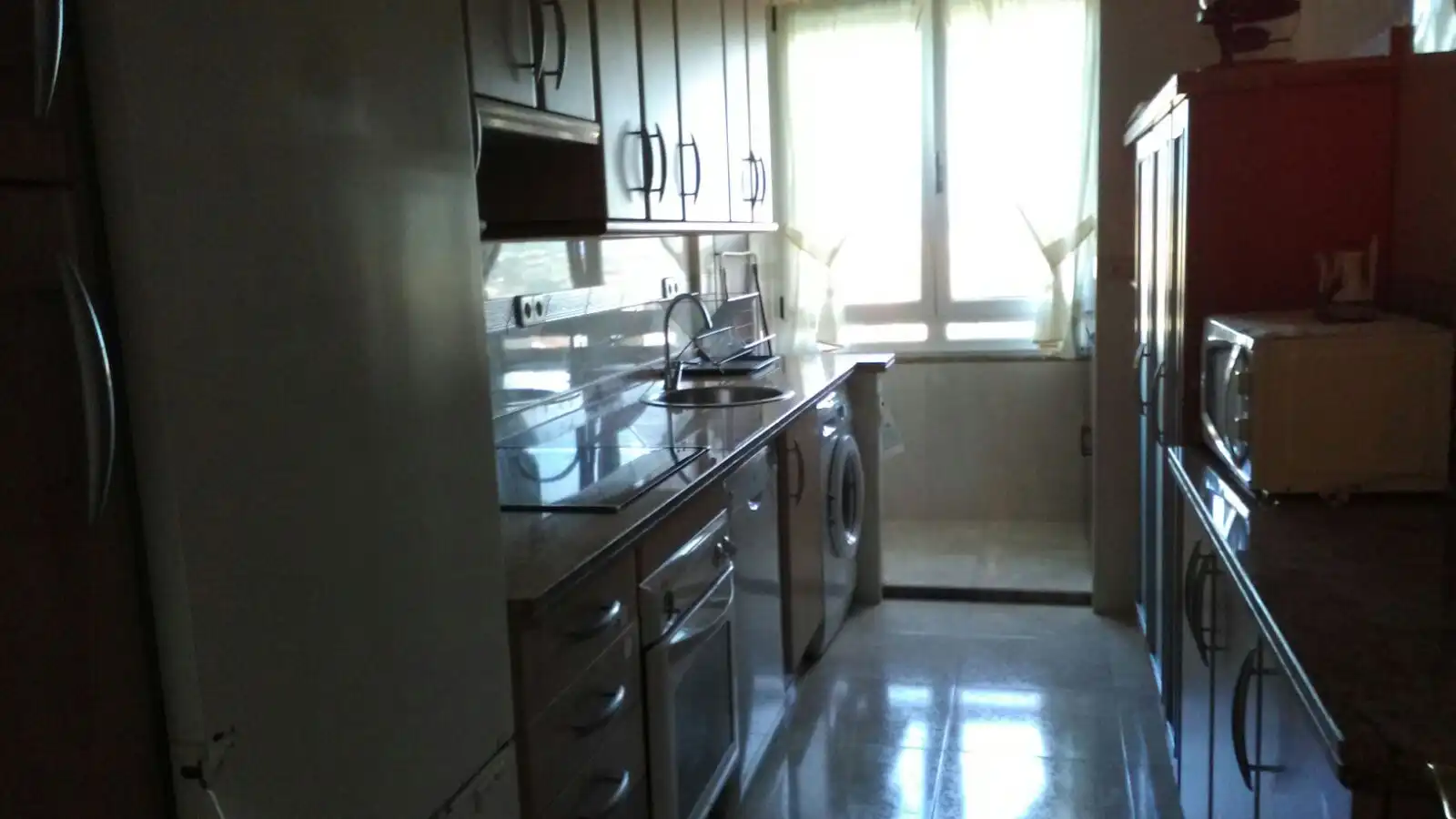 Kitchen of Flat for rent in Oviedo   with Heating, Furnished and Oven