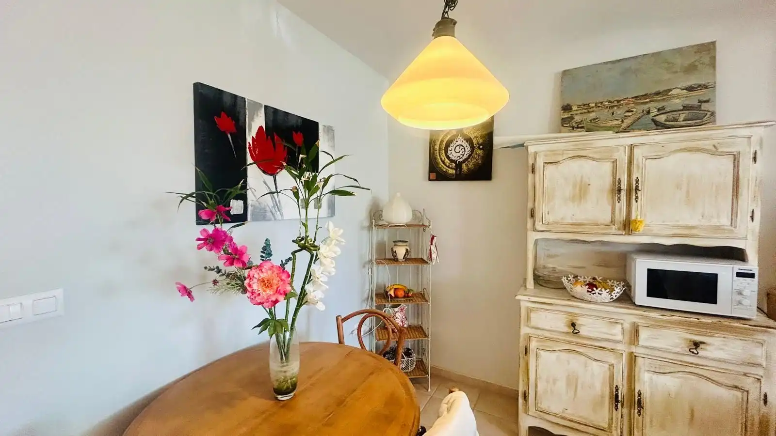 Comedor de Apartamento en venta en Empuriabrava con Aire acondicionado, Terraza y Piscina comunitaria