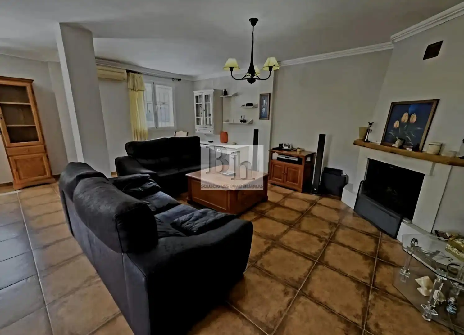 Sala d'estar de Casa adosada en venda en Alhaurín de la Torre amb Aire condicionat, Calefacció i Jardí privat