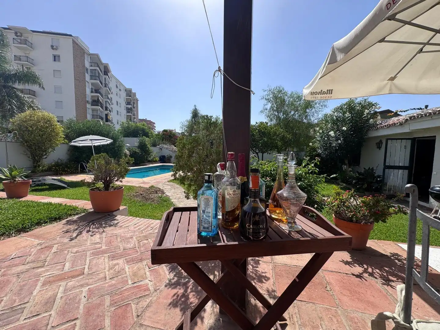 Terrassa de Casa o xalet de lloguer en Fuengirola amb Aire condicionat, Jardí privat i Terrassa