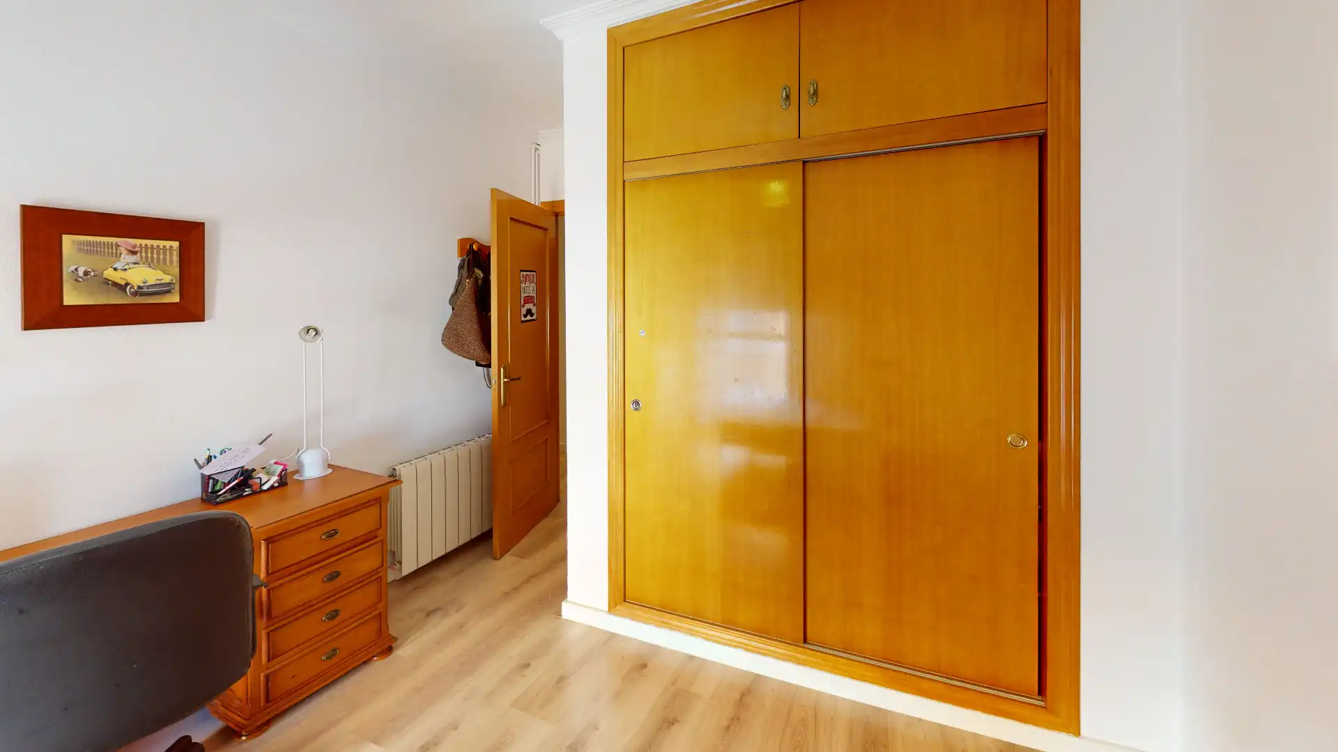 Schlafzimmer von Wohnung zum Verkauf in Sant Joan d'Alacant mit Klimaanlage und Ofen