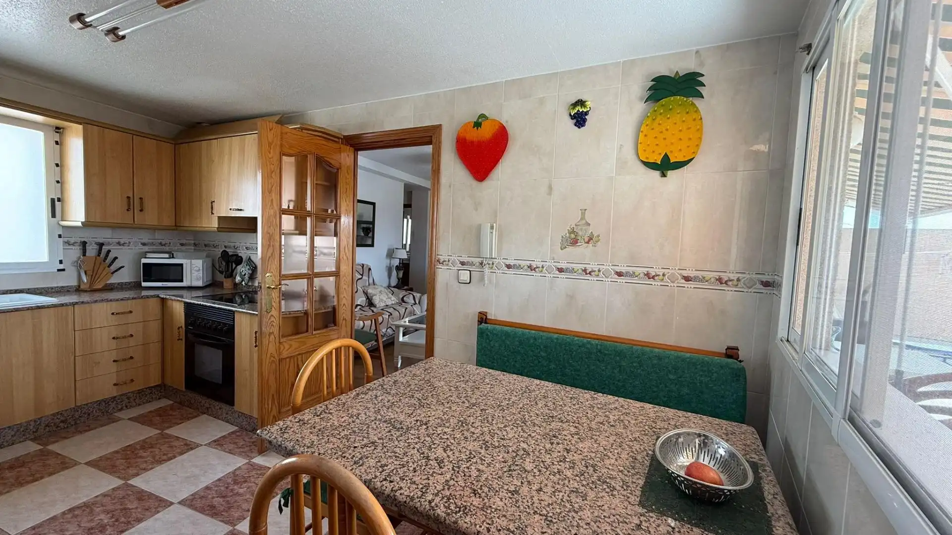 Cocina de Piso de alquiler en Águilas con Aire acondicionado, Terraza y Trastero