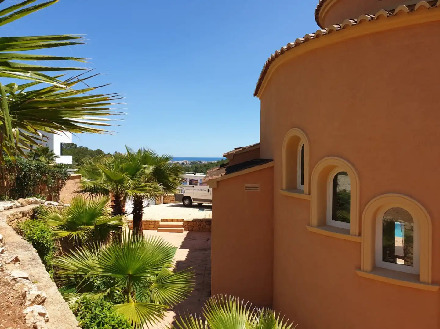 Exterior view of Houses for sale in Jávea / Xàbia  with Heating, Private garden and Storage room