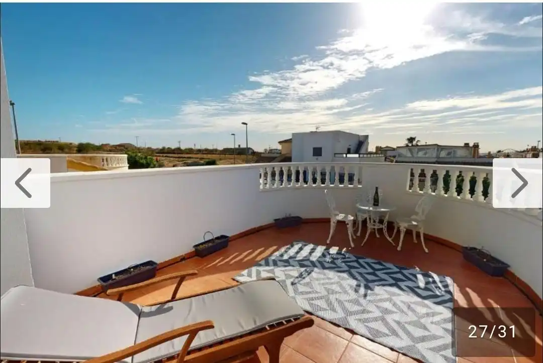 Terrassa de Casa o xalet en venda en Murcia amb Aire condicionat, Calefacció i Jardí privat
