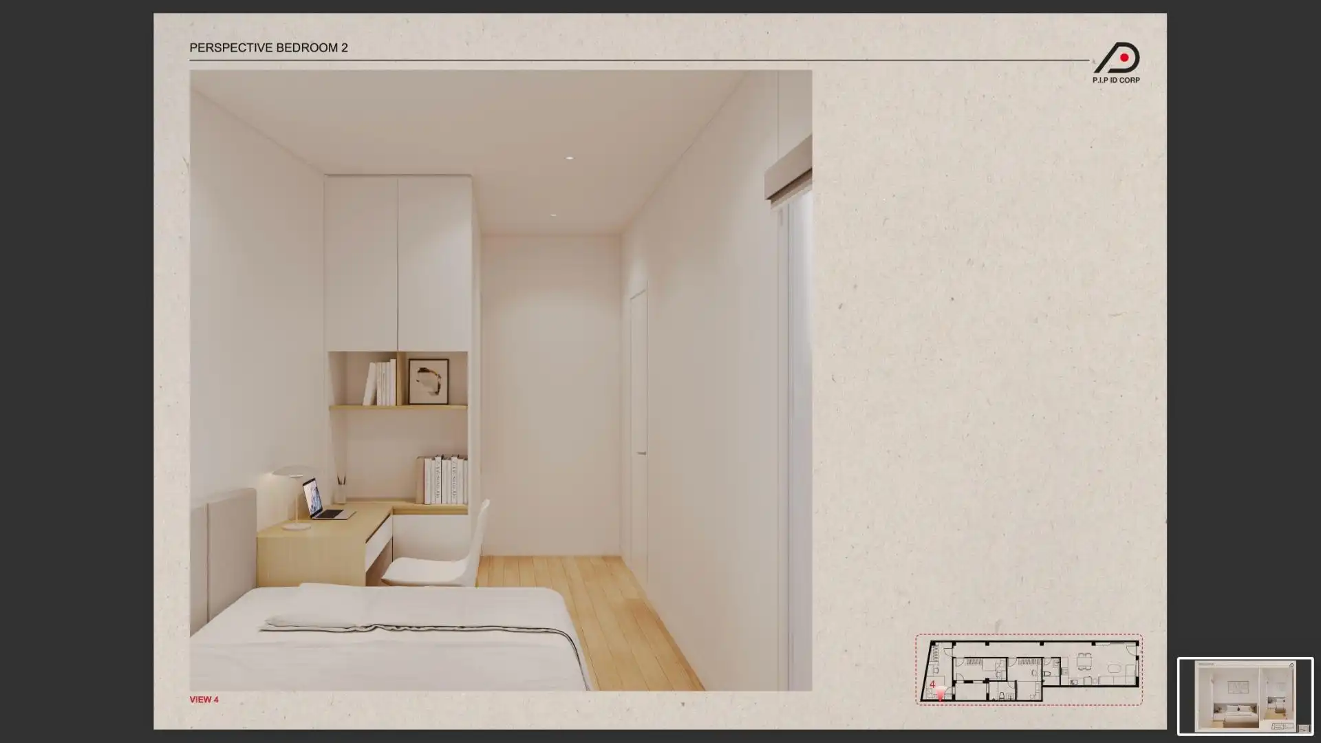 Bedroom of Flat for sale in Aspe  with Heating