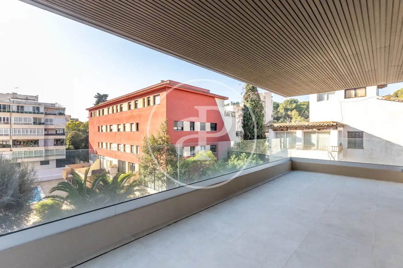 Vista exterior de Pis en venda en  Palma de Mallorca amb Aire condicionat, Calefacció i Jardí privat