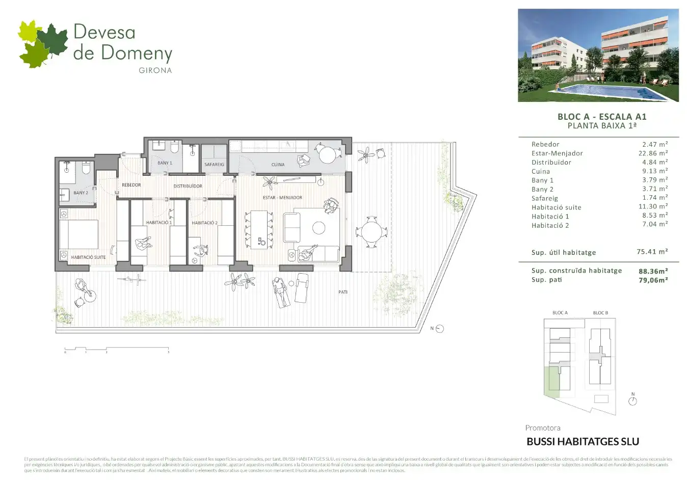 Planta baja en venta en Domeny