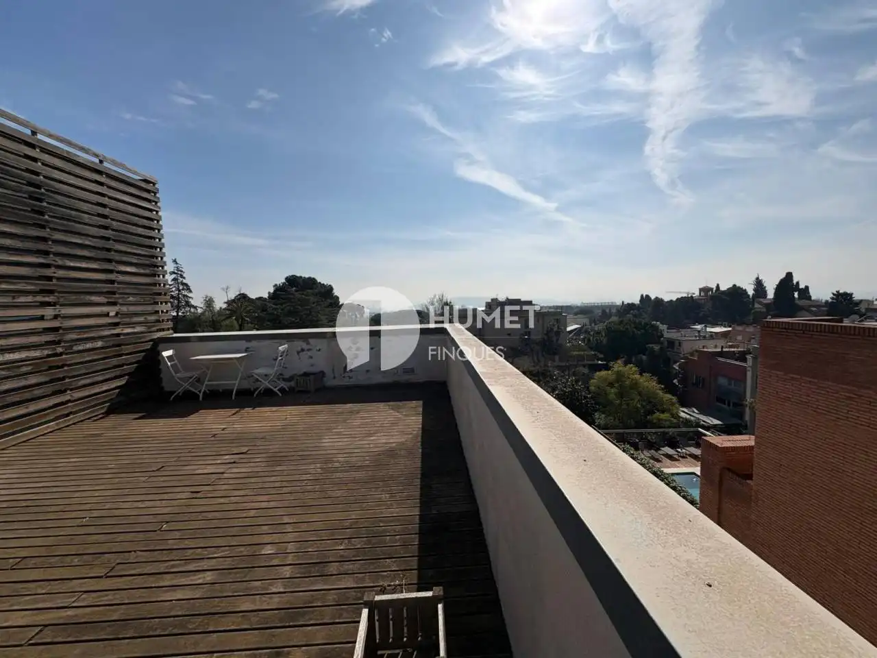 Terrassa de Casa o xalet en venda en Barcelona amb Aire condicionat, Calefacció i Jardí privat