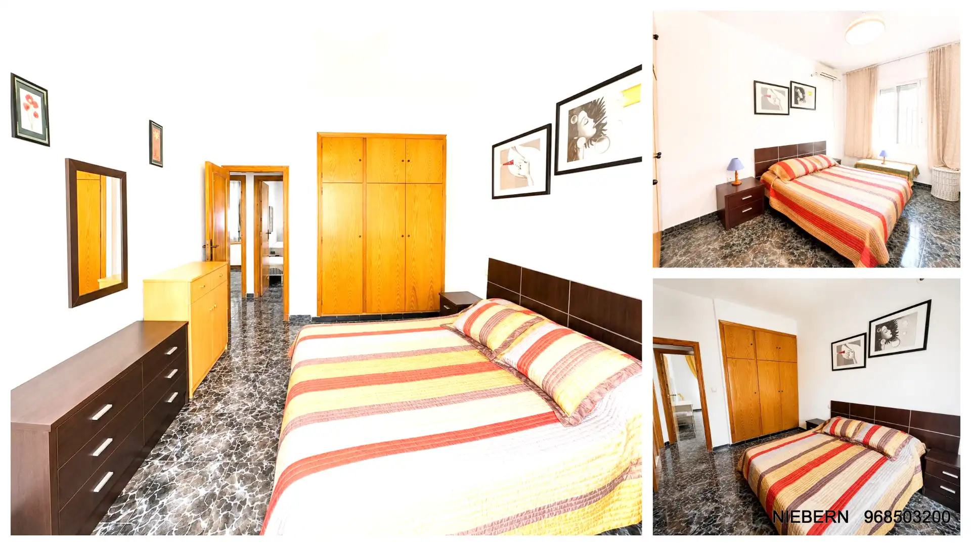 Dormitori de Casa o xalet en venda en Cartagena amb Aire condicionat, Jardí privat i Terrassa