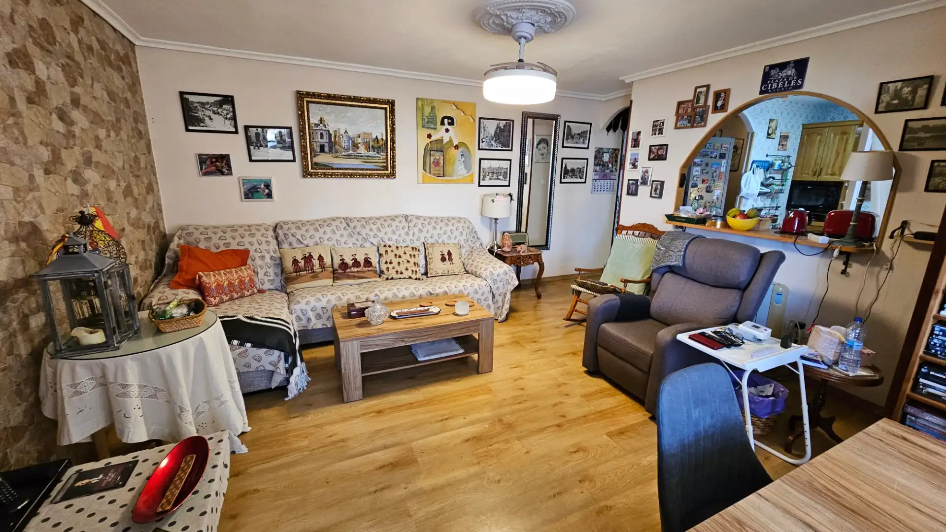 Sala de estar de Piso en venta en El Campello con Aire acondicionado, Calefacción y Parquet