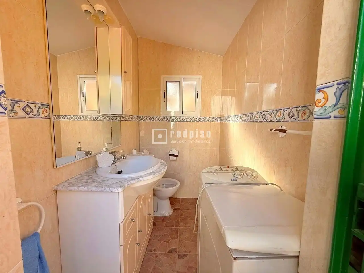 Badezimmer von Haus oder Chalet zur Miete in Almogía mit Heizung, Privatgarten und Terrasse