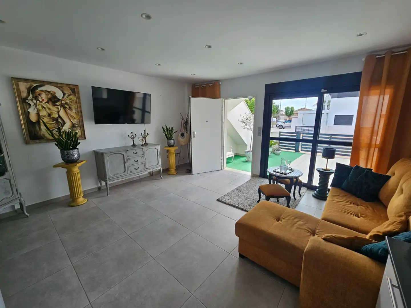 Sala de estar de Casa o chalet en venta en San Pedro del Pinatar con Aire acondicionado y Piscina comunitaria