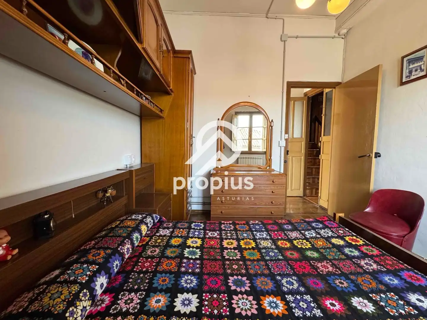 Bedroom of Flat for sale in Piloña  with Heating, Storage room and Balcony