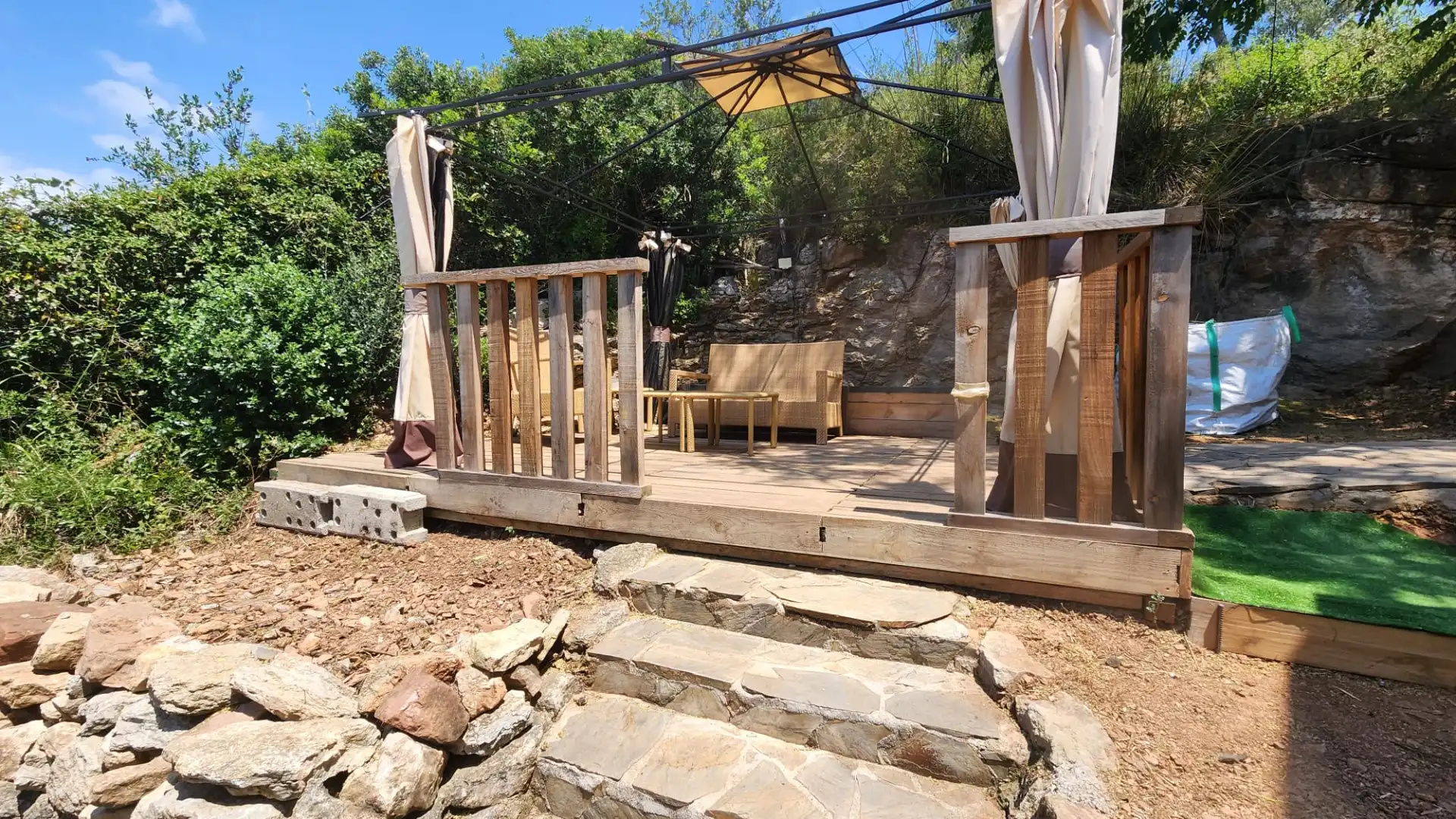 Terraza de Casa o chalet en venta en Vallirana con Jardín privado, Parquet y Terraza