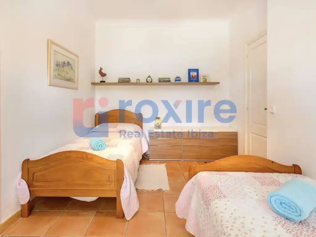 Habitación de Casa o chalet de alquiler en Sant Josep de sa Talaia con Aire acondicionado, Jardín privado y Terraza