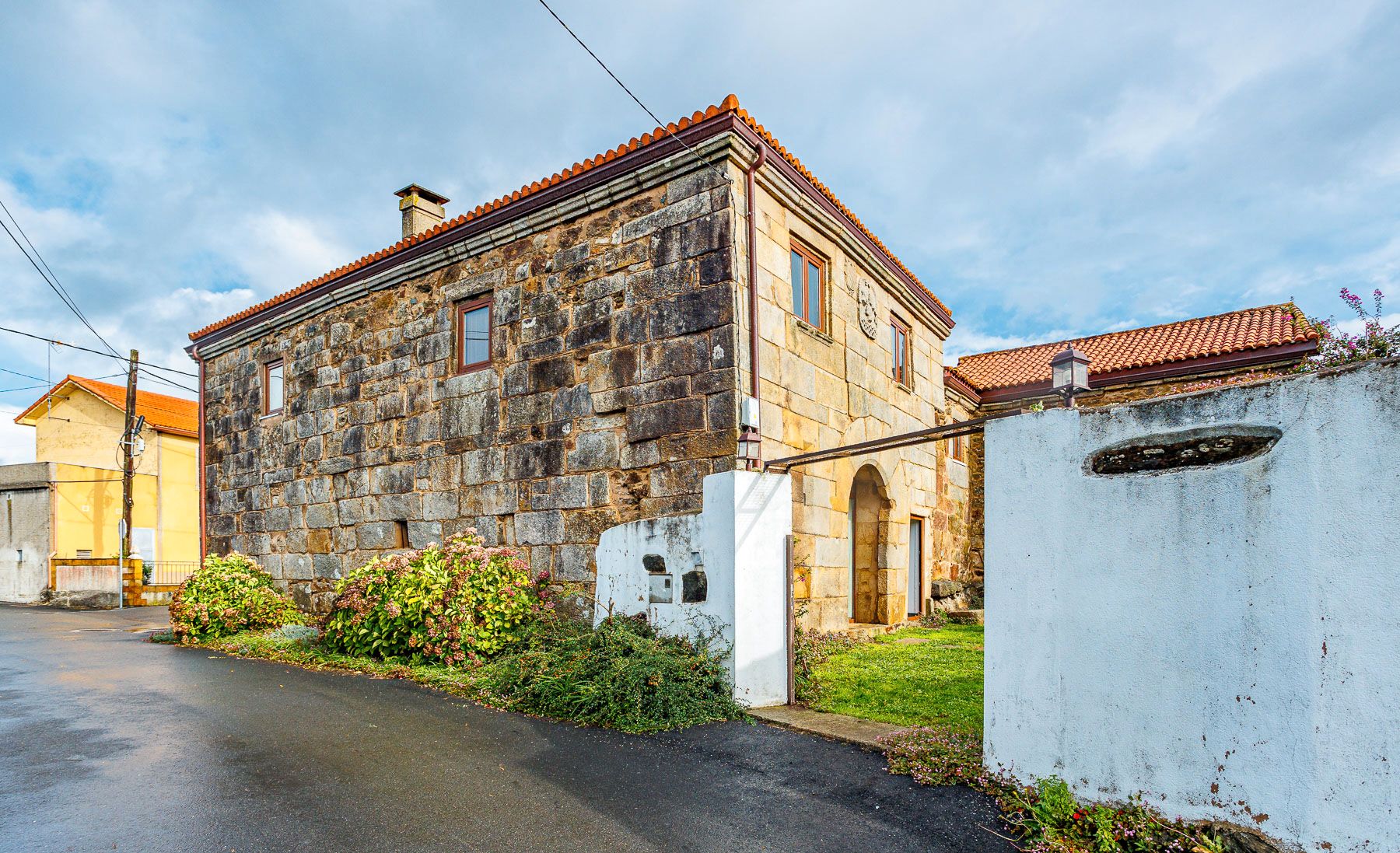 Vista exterior de Finca rústica en venda en A Laracha   amb Moblat