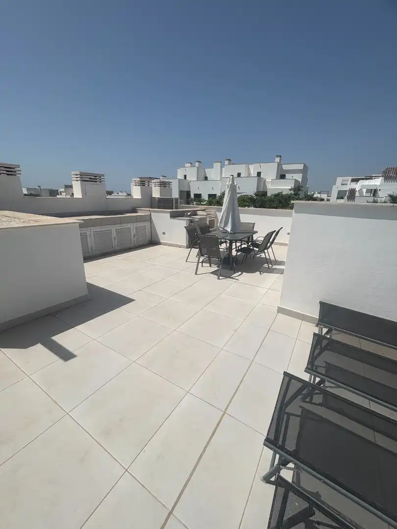 Terrassa de Casa adosada en venda en Estepona amb Aire condicionat, Calefacció i Jardí privat