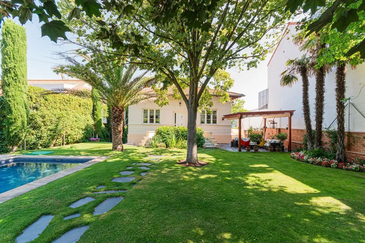 Jardí de Casa o xalet en venda en Madrid amb Aire condicionat, Calefacció i Traster