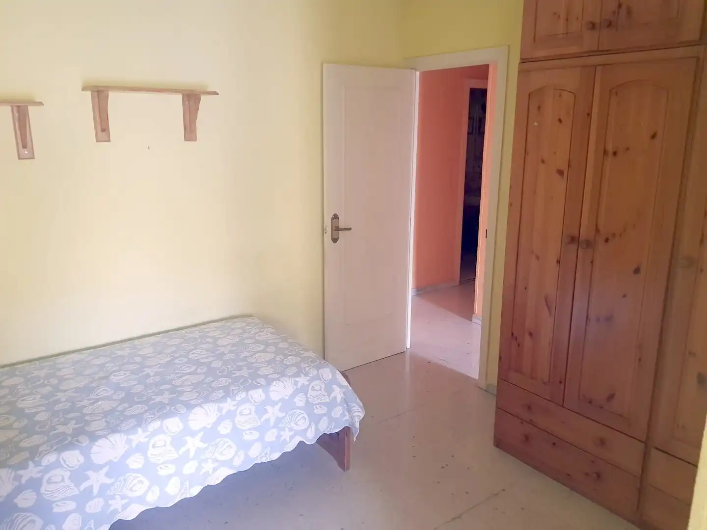 Bedroom of Flat for rent in Cáceres  with Heating, Terrace and Furnished