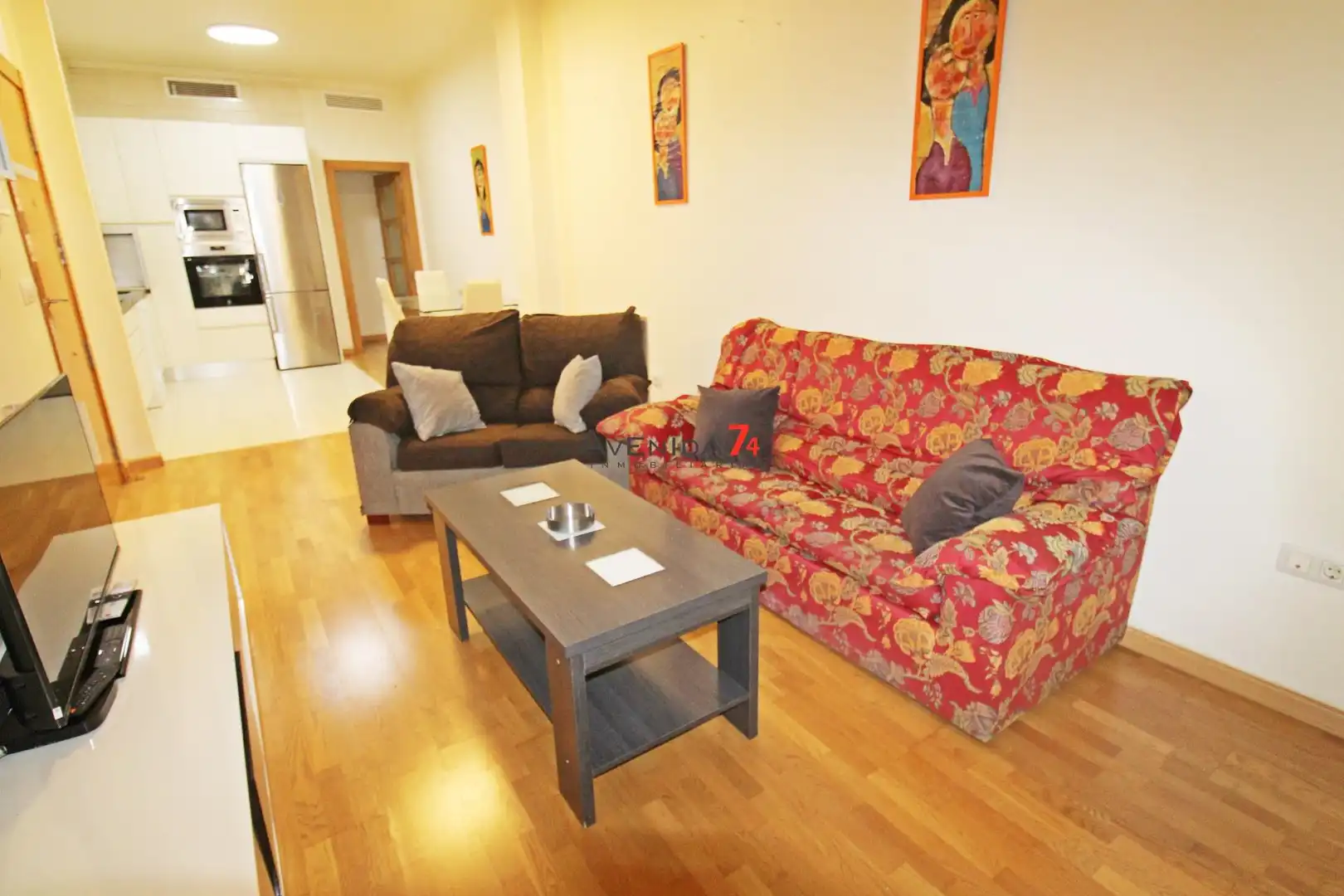 Sala d'estar de Apartament en venda en Lorca amb Aire condicionat, Terrassa i Moblat