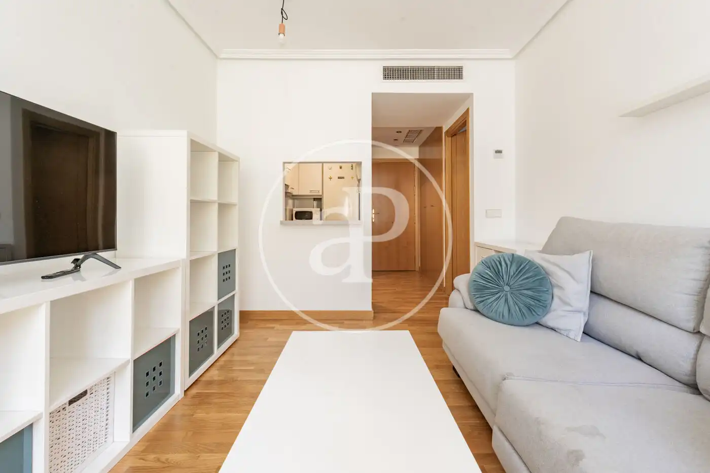Wohnzimmer von Wohnung zum Verkauf in Madrid mit Klimaanlage, Heizung und Privatgarten