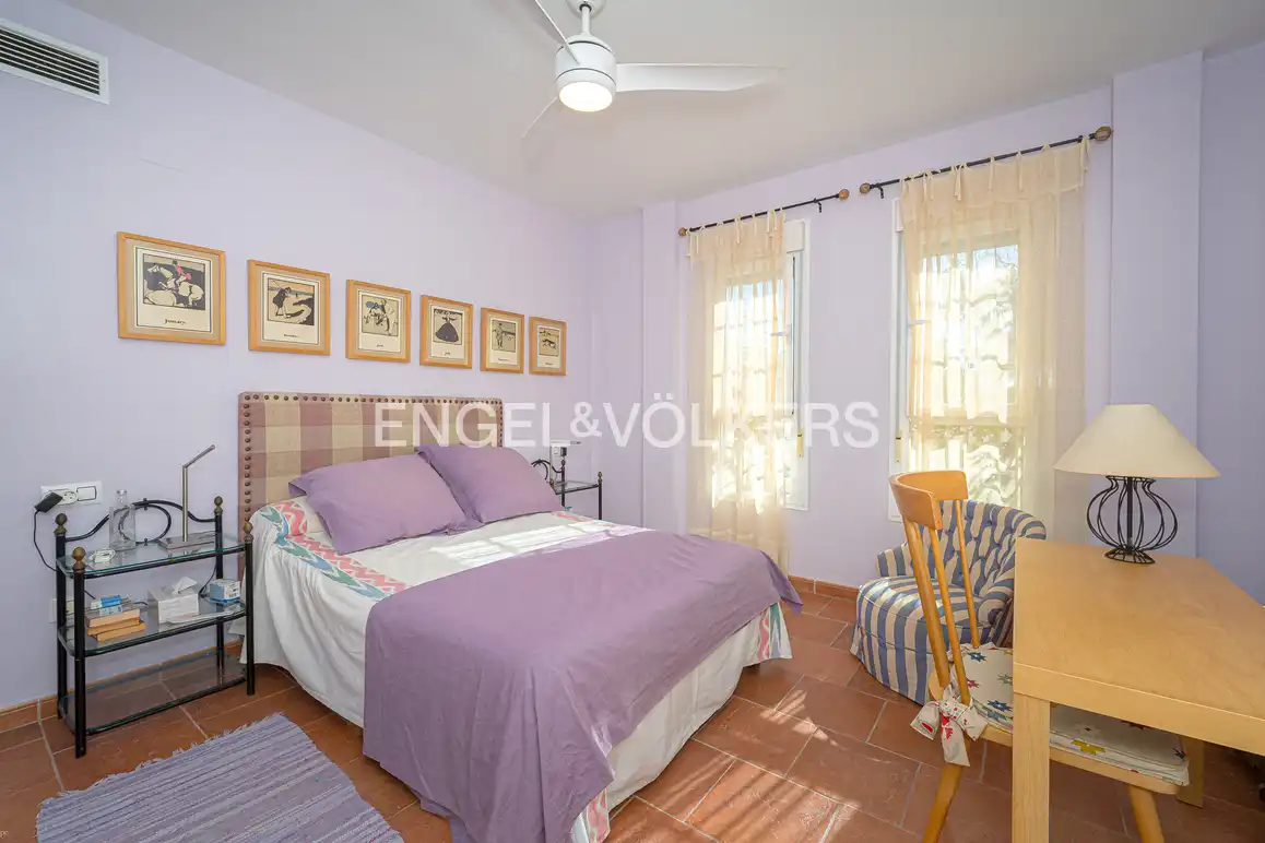 Bedroom of Houses for sale in Villajoyosa / La Vila Joiosa  with Air Conditioner, Private garden and Terrace
