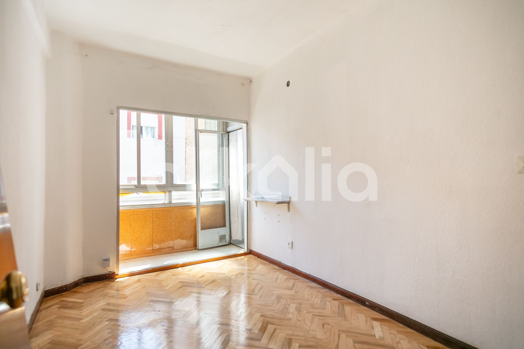 Bedroom of Flat for sale in  Madrid Capital  with Air Conditioner and Terrace