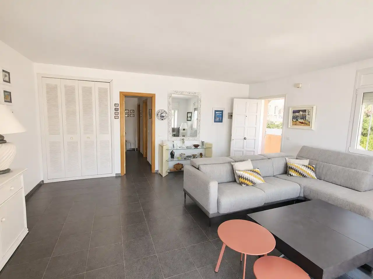 Sala de estar de Dúplex en venta en Begur con Aire acondicionado, Calefacción y Terraza