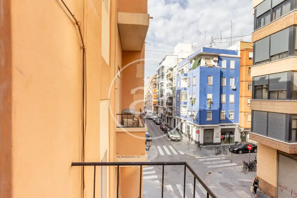 Terraza de Piso de alquiler en Valencia con Aire acondicionado, Amueblado y Balcón