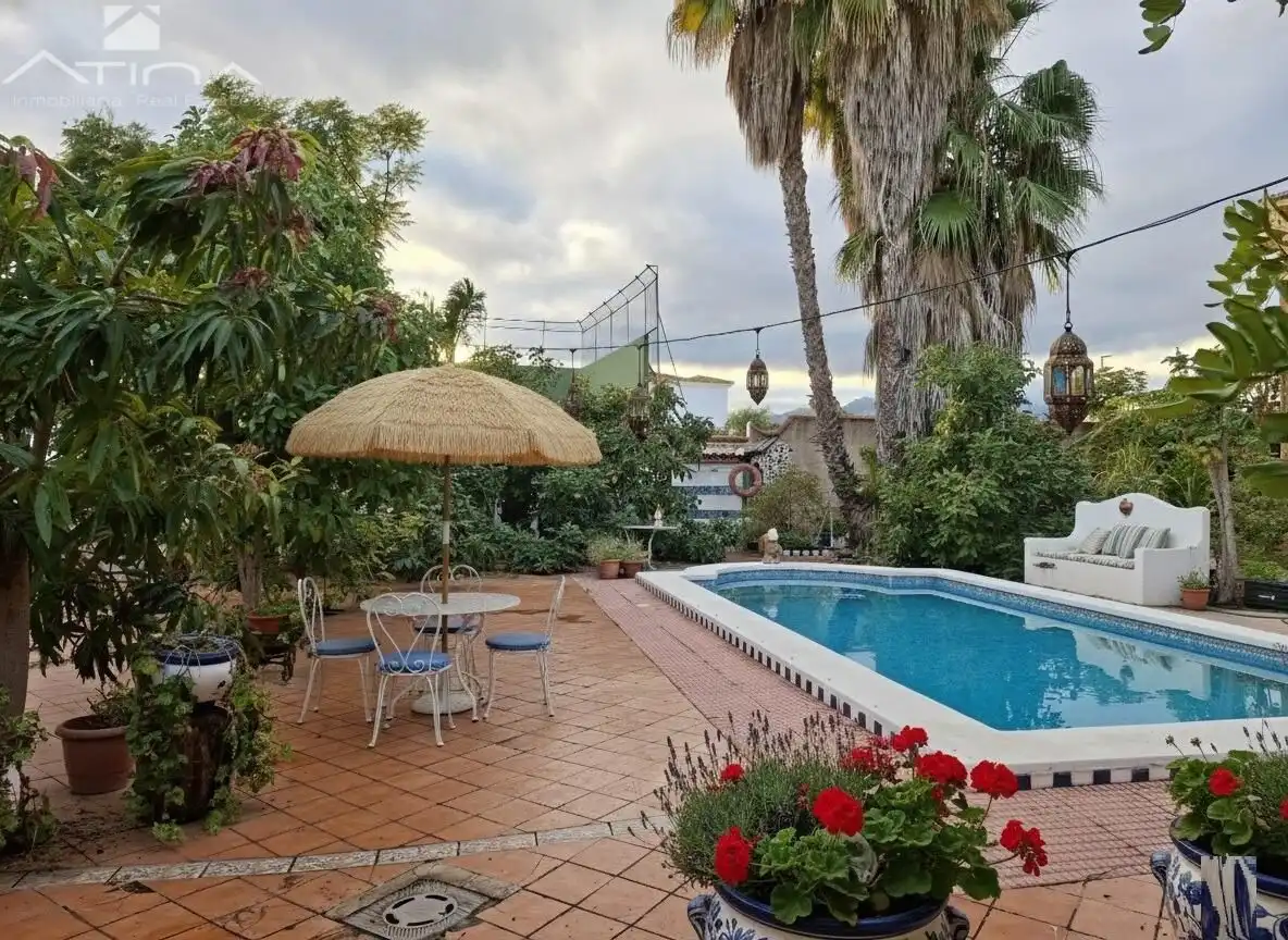 Jardín de Casa o chalet en venta en Gandia con Aire acondicionado, Jardín privado y Terraza