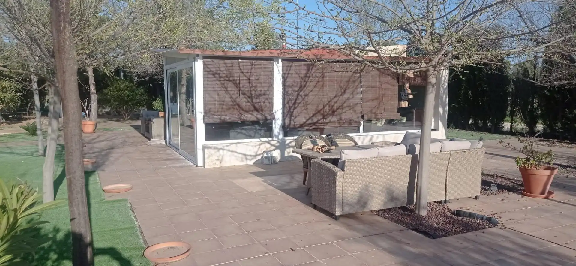 Terrassa de Casa o xalet en venda en Albacete amb Aire condicionat i Piscina