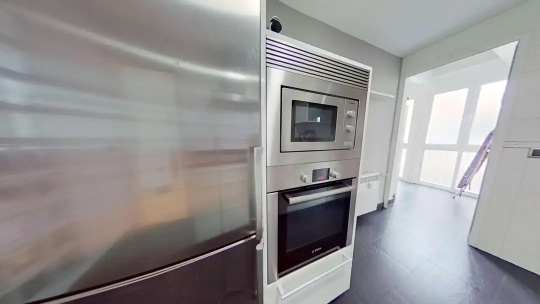 Cocina de Piso de alquiler en Madrid con Aire acondicionado, Calefacción y Balcón
