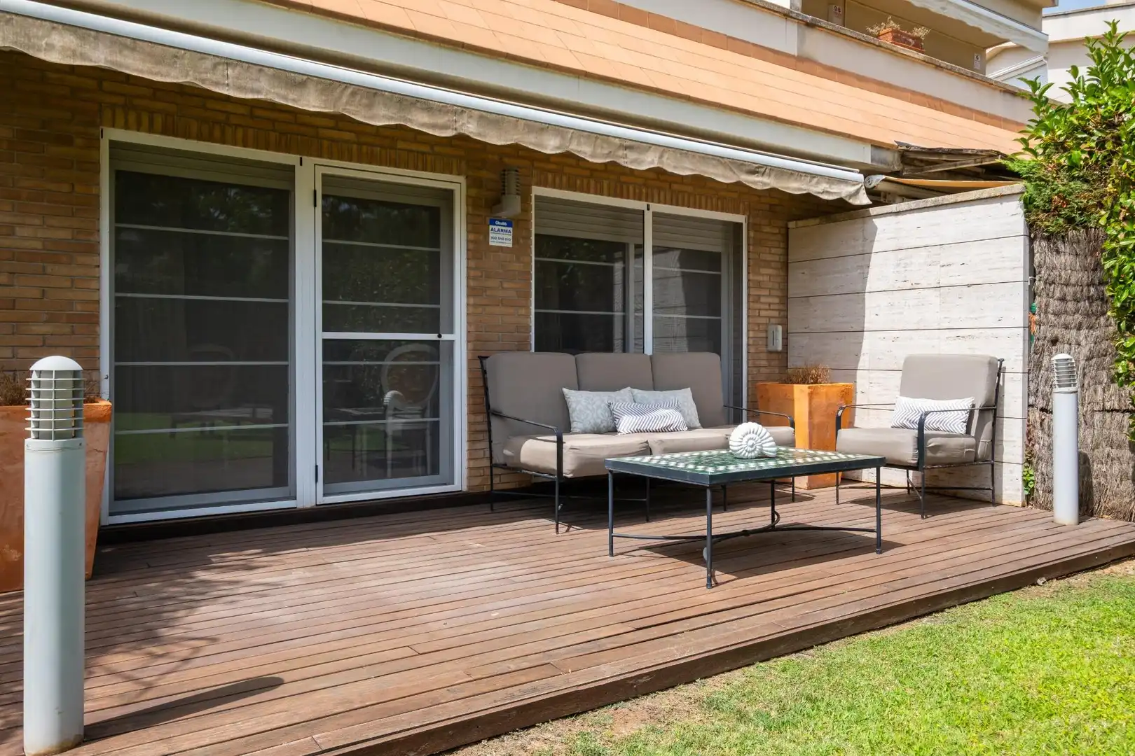 Terraza de Casa adosada en venta en Salou con Aire acondicionado, Jardín privado y Parquet