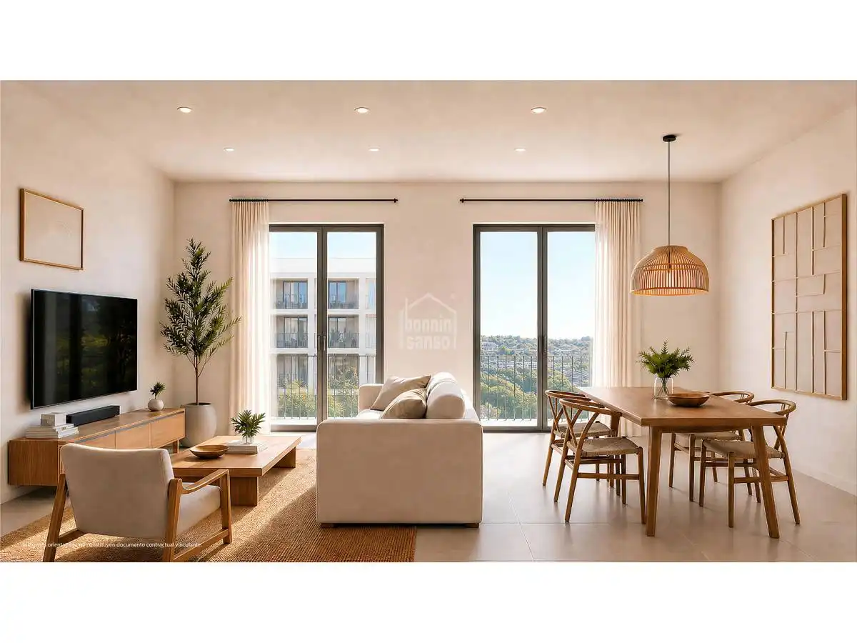 Sala de estar de Apartamento en venta en Maó - Mahón con Terraza