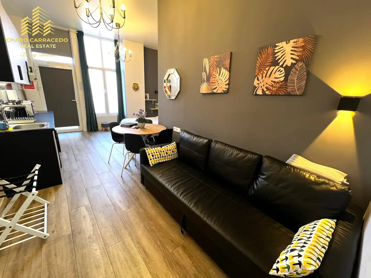 Sala de estar de Apartamento en venta en Valencia con Aire acondicionado, Amueblado y Lavadora