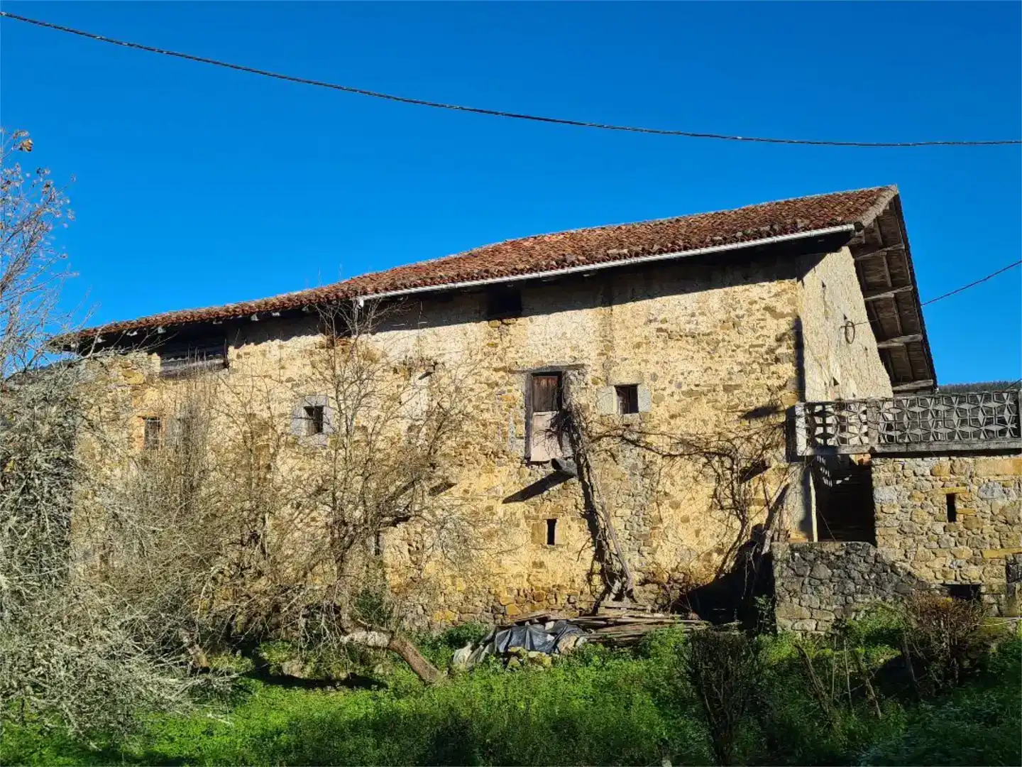 Vista exterior de Pis en venda en Orozko amb Balcó