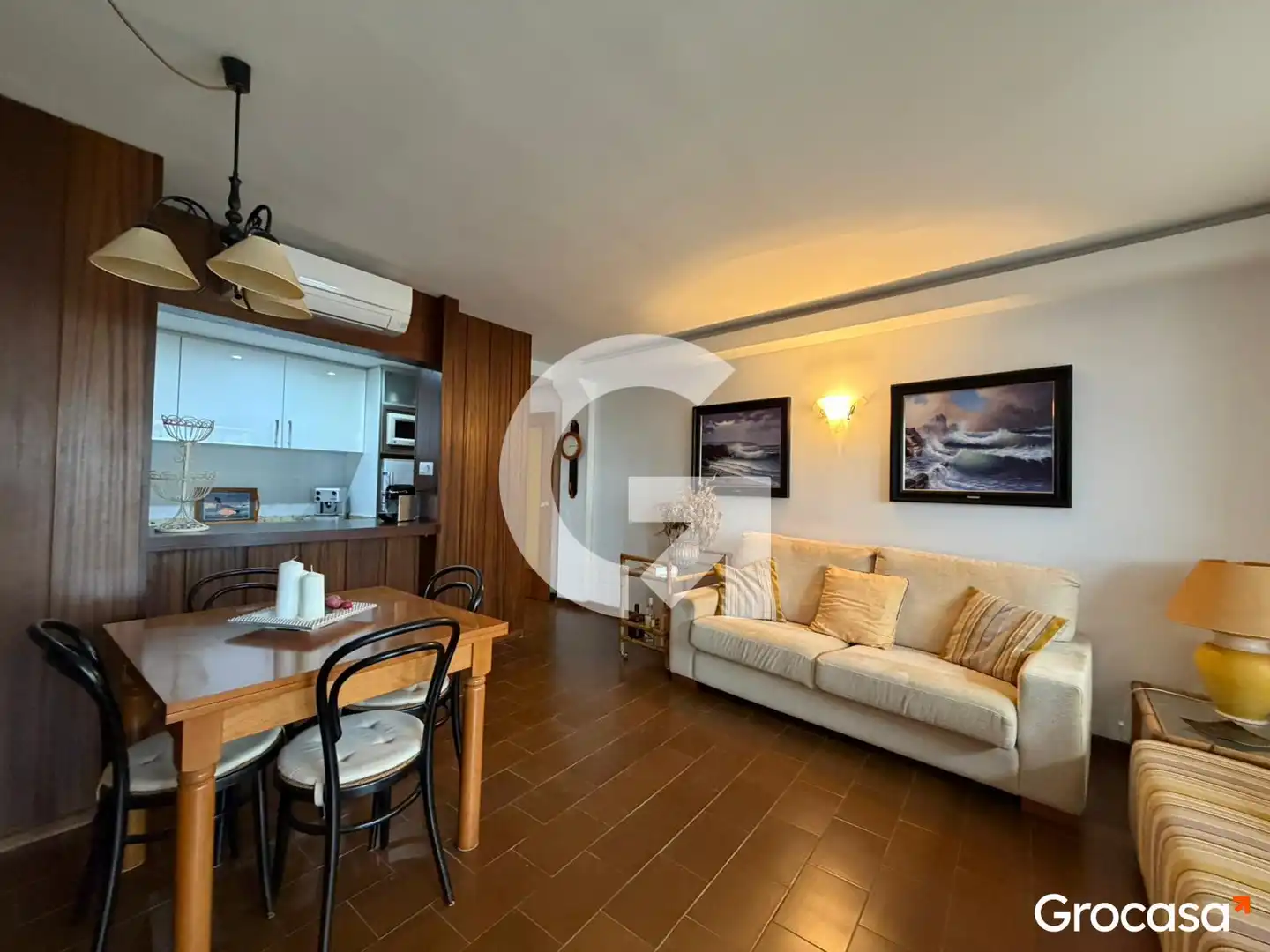 Sala d'estar de Apartament en venda en Tossa de Mar amb Aire condicionat, Terrassa i Forn