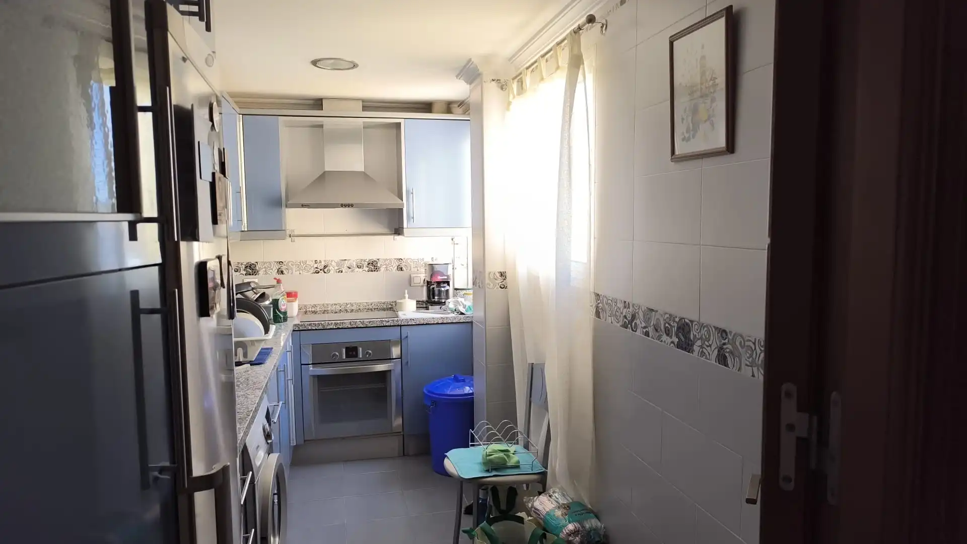 Küche von Wohnung zur Miete in La Línea de la Concepción mit Terrasse, Möbliert und Ofen