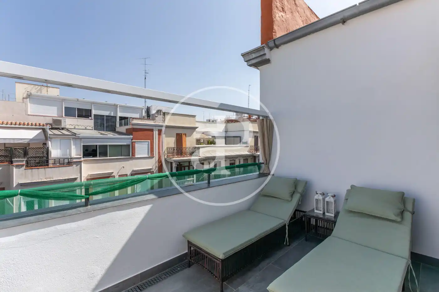 Terrasse von Dachboden zur Miete in Madrid mit Klimaanlage, Heizung und Terrasse