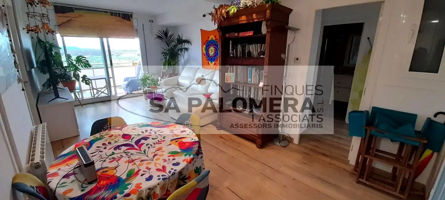 Sala d'estar de Pis en venda en Blanes amb Calefacció, Parquet i Balcó