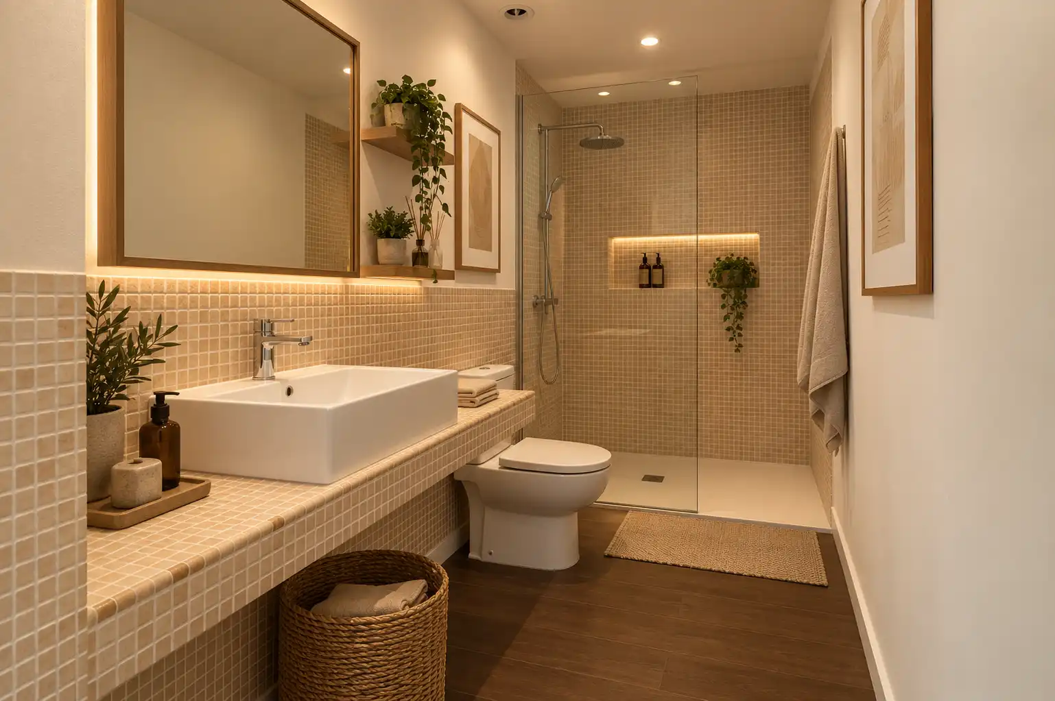 Baño de Dúplex en venta en Sant Pere de Ribes con Calefacción, Jardín privado y Piscina