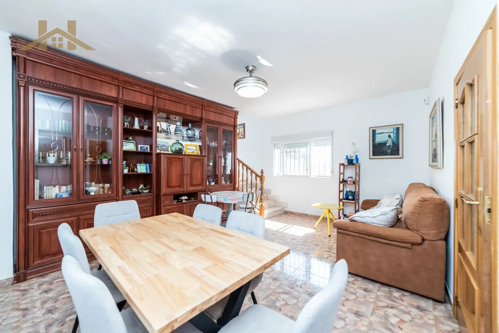 Comedor de Casa adosada en venta en Villa del Prado con Aire acondicionado, Jardín privado y Piscina