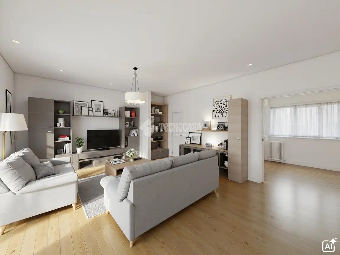 Living room of Detached homes for sale in Las Rozas de Madrid  with Air Conditioner, Heating and Private garden