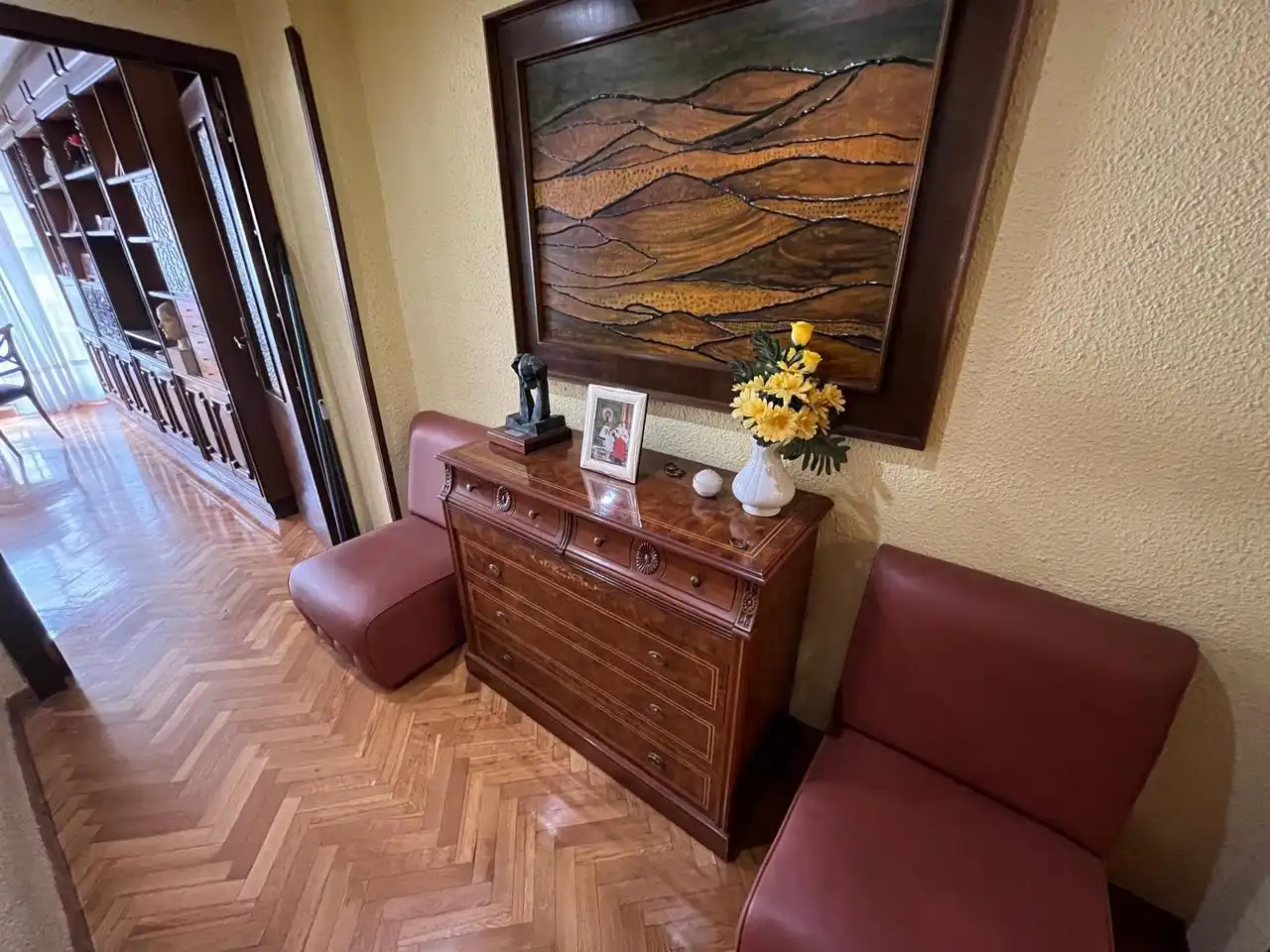 Sala de estar de Piso en venta en Zaragoza con Calefacción, Parquet y Terraza