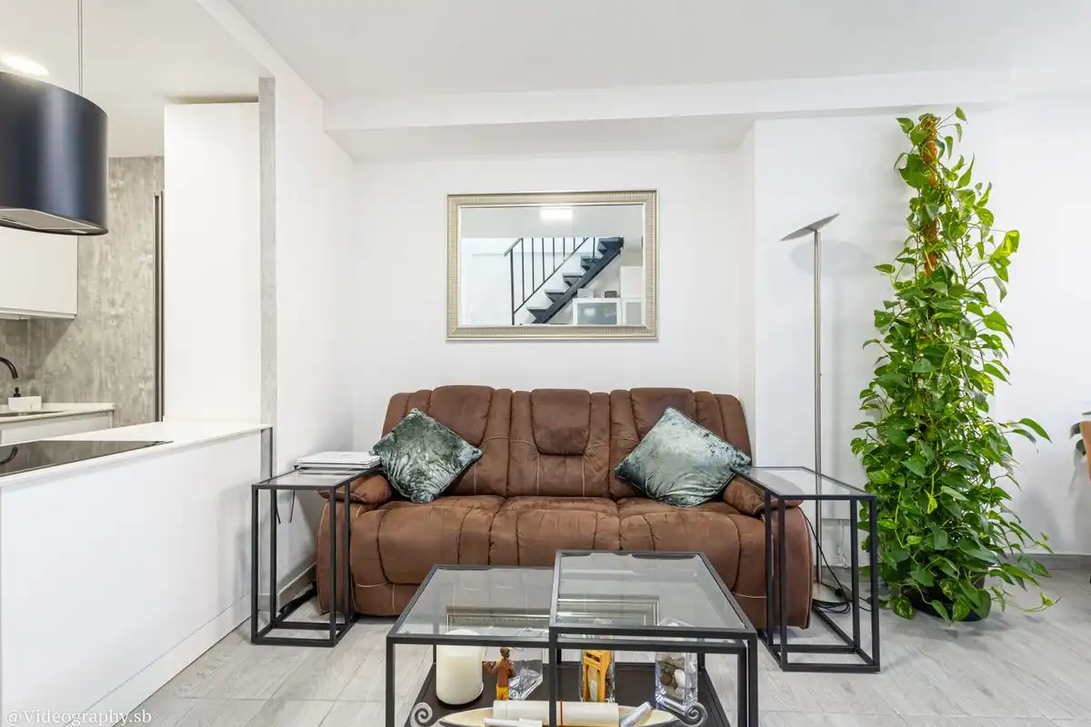 Sala de estar de Dúplex en venta en Madrid con Aire acondicionado, Calefacción y Terraza