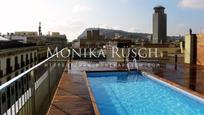 Swimming pool of Flat for sale in  Barcelona Capital  with Air Conditioner, Swimming Pool and Balcony