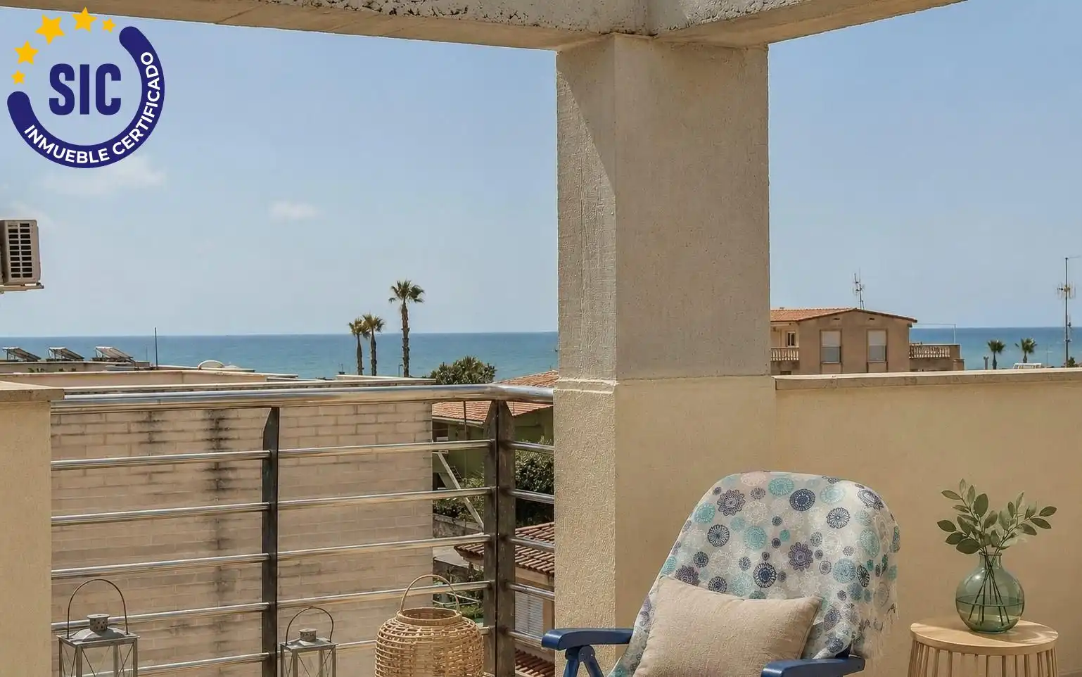 Terraza de Casa adosada en venta en Chilches / Xilxes con Jardín privado, Terraza y Amueblado