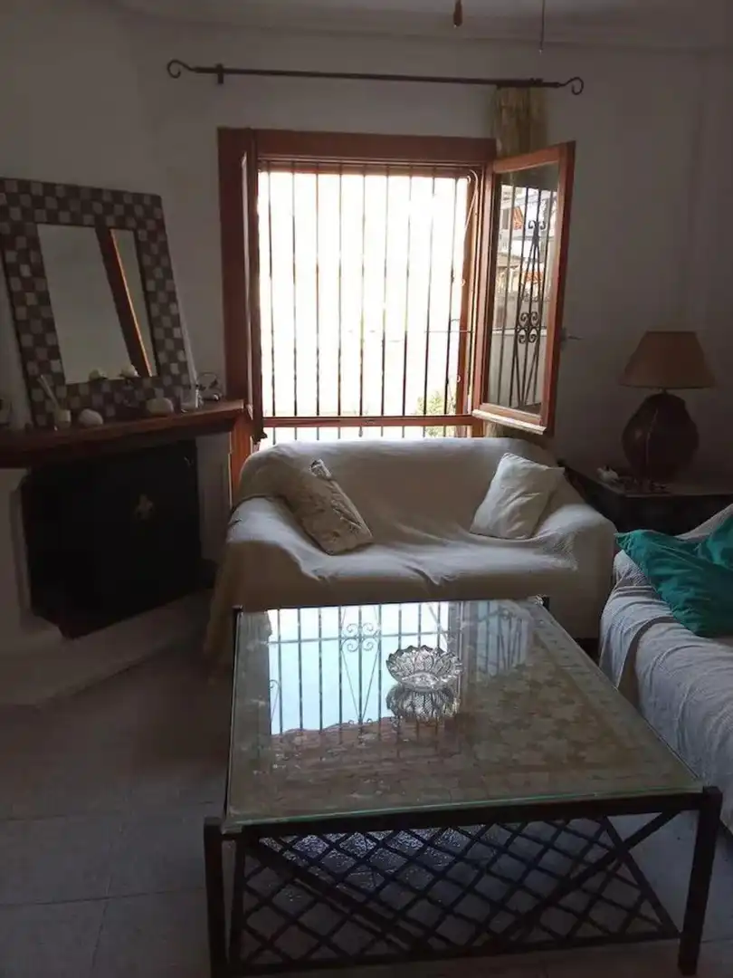 Sala de estar de Casa o chalet de alquiler en Santa Pola con Amueblado, Lavadora y Microondas