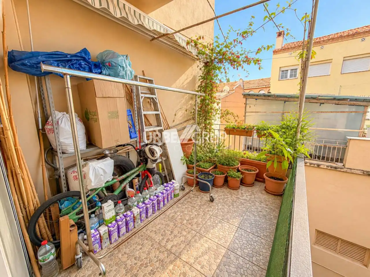 Terrasse von Wohnung zum Verkauf in Terrassa mit Terrasse und Balkon